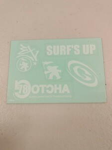 GOTCHA　ゴッチャ　★　ステッカー　デカール　★　アパレル　サーファー　SURF´S UP　