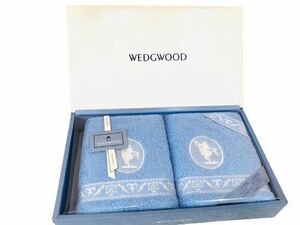 WEDGWOOD ウェッジウッド フェースタオル ウォッシュタオル 綿100% フェイスタオル ブルー系 タオル FT34×75cm WT34×35cm TNK3497127