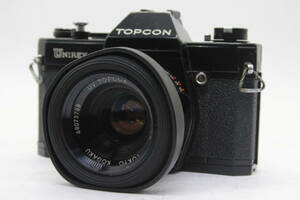 【返品保証】 トプコン TOPCON Unirex ブラック 東京光学 UV Topcor 50mm F2 ボディレンズセット s9332