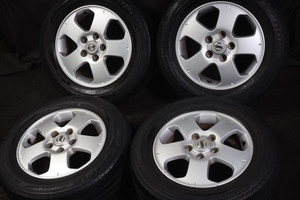 ★バリ山 195/65R15 日産純正アルミ BRIDGESTONE エコピア 2019年製 セレナシルビアシルフィステージアセフィーロティーノプリメーラ等