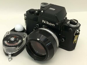 Nikon F2 フォトミック / NIKKOR-S・C Auto 1:1.4 f=50mm 43-86mm 一眼レフカメラ 付属品付き ジャンク 中古【UW030593】