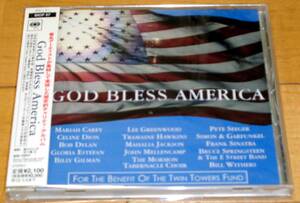 【極美品・帯付】ゴッド・ブレス・アメリカ　GOD BLESS AMERICA FOR THE BENEFIT OF THE TWIN TOWERS FUND セリーヌ・ディオン、S&G