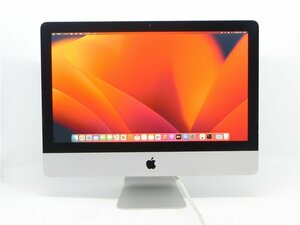 中古品　Apple iMac ( 21.5-inch, 2017) A1418 Core i5(7360U)/2.3GHz RAM:8GB/HDD:SSD512GB　OS　Ventura13.5.1訳あり品