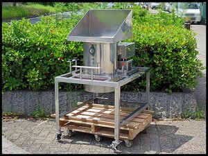 △竹内食品機械 ポテトクラッシャー 芋つぶし機 PC-350 業務用/芋潰し機/カボチャ/ジャガイモ/コロッケ/ポテトサラダ/ステンレス製