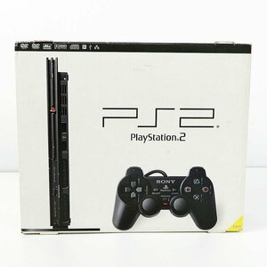 SONY/ソニー PlayStation2 PS2本体 SCPH-70000 CB/チャコールブラック メモリーカード付き◆コントローラー欠品 [X8573]