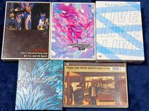 吉井和哉 YOSHII KAZUYA ライブDVD 5タイトルセット 2007-2008LIVE DVD-BOX/BLUE APPLES/LIVE APPLES/STILL ALIVE 
