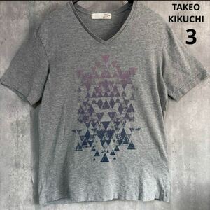 タケオキクチ　TAKEO KIKUCHI Tシャツ　サイズ3
