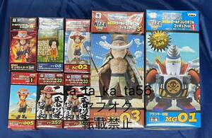 ワンピース ONE PIECE MEGAワールドコレクタブルフィギュア フランキー 白ひげ ワーコレ エース