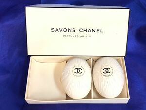 未使用 新古品 CHANEL シャネル NO5 サヴォン 石けん バス用 120g×2 NO5 石鹸 2個 セット 箱入り 保管品 購入時期不明 現状品