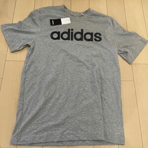 送料無料　未使用　アディダス adidas 半袖Tシャツ　 Lサイズ　グレー　メンズ