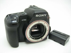 ★ハローカメラ★0594 SONY α300 [1020万画素] 【本体とバッテリーのみ】 動作品 現状 1円スタート 即決有り