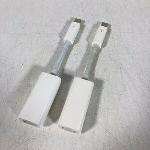 Apple Thunderbolt to Gigabit Ethernet Adapter A1433 2点セット