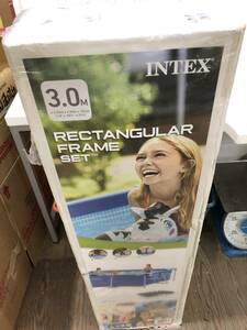 【展示品】 INTEX インテックス RECTANGULAR FRAME SET レクタングラ フレーム セット プール　