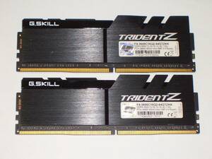 ◆高速！G.SKILL TRIDENT Z PC4-28800（DDR4-3600）16GB（8GB×2枚） 完動品 即決！★送料185円！