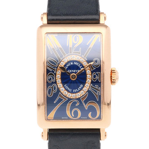 フランクミュラー ロングアイランド 腕時計 時計 18金 K18ピンクゴールド 902QZ クオーツ レディース 1年保証 FRANCK MULLER 中古