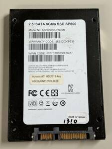 ADATA SSD 256GB【動作確認済み】1310