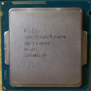 INTEL LGA1150 i7-4770 3.40GHz SR149 即決! 46_075