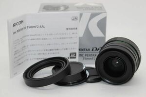 ■新品同様品■ペンタックス SMC PENTAX DA 35mm F2.4 AL ■ラバーレンズフード/元箱付き■Z3467