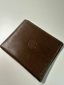 エンリケ ロエベ ナッパ ENRIQUE Loewe knappe 二つ折り財布 レザー ブラウン系 メンズ 財布 