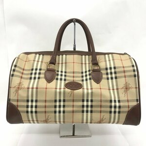 BURBERRY　LONDON　バーバリー　ボストンバッグ　ジャンク品【CDAU7018】