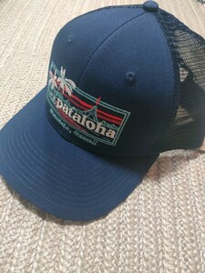 新品 未使用 patagonia Pataloha パタゴニア ハワイ ホノルル 限定 メッシュキャップ ネイビー 紺 Hawaii Honolulu キャップ 帽子 フリー