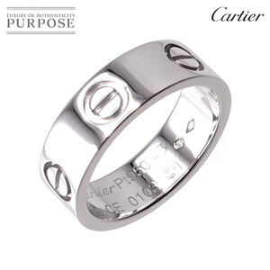 カルティエ Cartier ラブ #48 リング Pt プラチナ 指輪 Love Ring 90199193