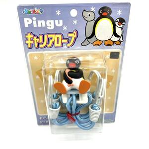 希少 未使用 Pingu ちゃりんくる ピングー キャリアロープ 荷物 固定 自転車 平成 レトロ グッズ 廃盤 フィギュア オークス ヴィンテージ