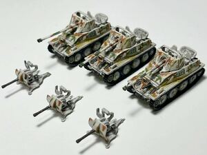 1/144 CAN.DO DOYUSHA 童友社 マイクロアーマー 第14弾 ドイツ マーダーⅢ 自走砲 第58歩兵師団 第158戦車駆逐大隊 ×3