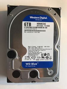 ⑧Western Digital/ウエスタンデジタル　3.5インチ　SATA　HDD　ハードディスクWD60EZAZ　 6TB　 