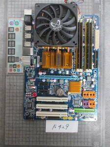 Ｆ429　　　　GIGABYTE　GA-EP35-DS3R　CPU,メモリ付き　マザーボード　