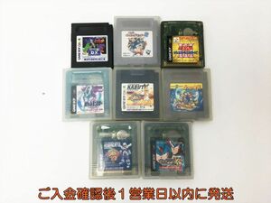 【1円】ゲームボーイ カラー ソフト ポケモン クリスタル 遊戯王 ロックマンX2 まとめ売り セット 未検品ジャンク H03-214rm/F3