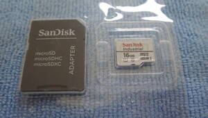 売切 中古　美品 ＳａｎＤｉｓｋ製　microSDカード 16GB　クイックフォーマット済