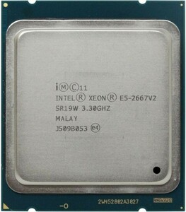 2個セット Intel Xeon E5-2667 v2 SR19W 8C 3.3GHz 25MB 130W LGA 2011 DDR3-1866