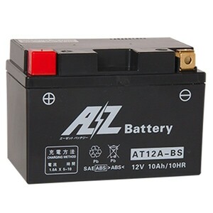 AZバッテリー 充電済 ジェンマ250 スカイウエーブ250 GSR400 グラデイウス400 SV650 GSR750 AT12A-BS 互換 YT12A-BS FT12A-BS FTZ9-BS