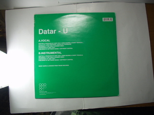 1LP Datar-U 良品 イギリス輸入盤RIPレコード P&C2002/3 送料350円 盤面良好LP表面に薄い傷少有 MUSIC SAMPLE 中袋無