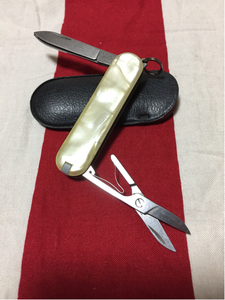 70s VICTORINOX 雲母 シェル 約57mm ビンテージ