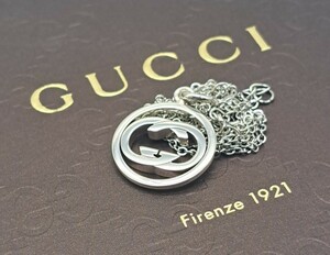 GUCCI インターロッキングGG ドッピアGネックレス 