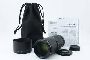 ☆人気望遠レンズ ニコン AF-S NIKKOR 70-200mm 4G ED VR 説明書・フード・キャップ付き