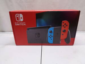 25-10　Nintendo Switch　スイッチ 本体　バッテリー持続型　JOY-CON(L) ネオンブルー/(R) ネオンレッド