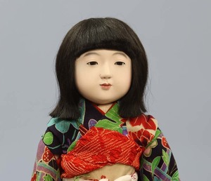 ■即決■ 東光 市松人形 女の子 50cm 人形液 昭和15年頃