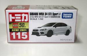 絶版 トミカ No.115 スバル WRX S4 STI Sport ＃ 初回特別仕様 未開封　新車シール 検索 インプレッサ,SUBARU