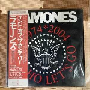 Ramones End Of The Century Movie プログラム　LPジャケット仕様　ロック　ラモーンズ　　ロゴマーク入り手提げ袋付き