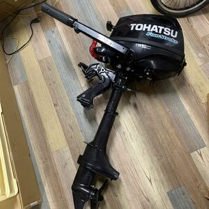 極美品 TOHATSU トーハツ ２馬力 4ストローク 船外機 3BV MFS2B 2017年製