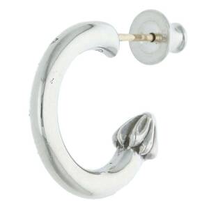 クロムハーツ Chrome Hearts HOOP PLAIN/プレーンフープ シルバーピアス 中古 OM10