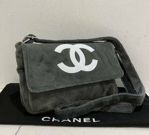 CHANEL ★ 新品 未使用 シャネル ショルダー バッグ 斜め掛け ショルダーバッグ グレー