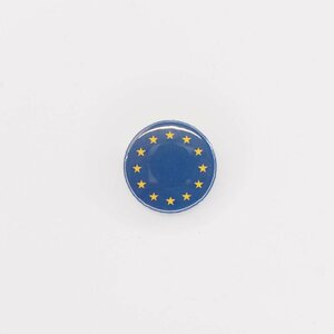 Button badge 25mm European union 缶バッジ 国旗柄 Vespa Lambretta ベスパ ランブレッタ 50S 100 et3 GTR RALLY PX200E 160GS
