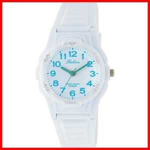 【在庫セール】[シチズン Q&Q] 腕時計 アナログ 防水 ウレタンベルト VS06-005 レディース ホワイト ライトブルー