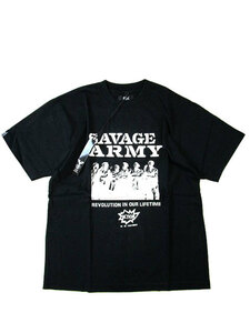 新品 NEIGHBORHOOD SVG ネイバーフッド Tシャツ SAVAGE ARMY ブラック 黒 S 送料250円