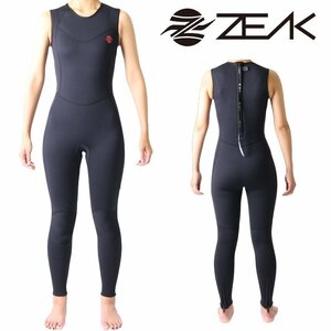 新品！1円～最低落札なし！ZEAK(ジーク)ウェットスーツ 女性用 ロングジョン ウェットスーツ 【S】