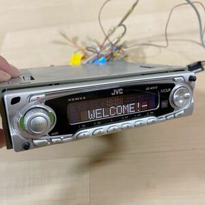 動作品 JVC ビクター MDレシーバー KD-M515-B カーMDデッキ ハーネス付